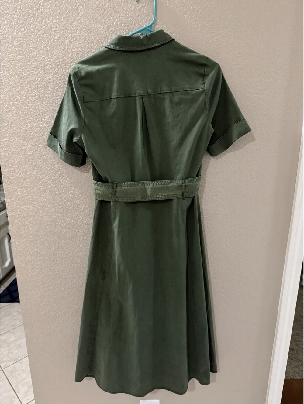 Sezane Women’s Green Utility Dress - Picture 3 of 3